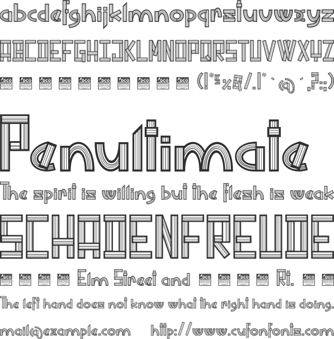 Bees Tracks_PersonalUseOnly font preview