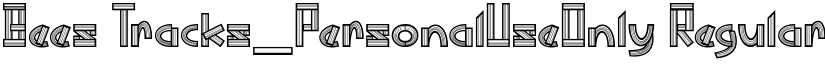 Bees Tracks_PersonalUseOnly font download