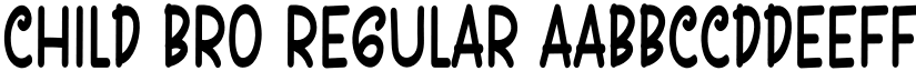 Child Bro Regular font