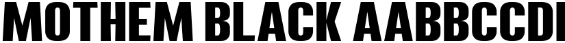 MOTHEM Black font