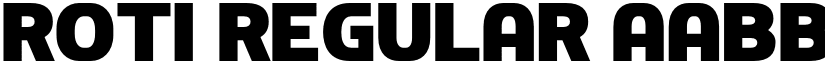 Roti Regular font