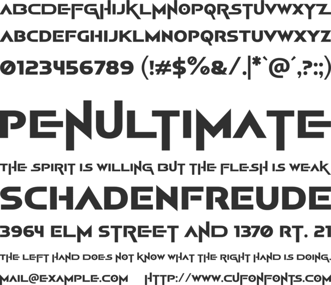 Square Game font preview