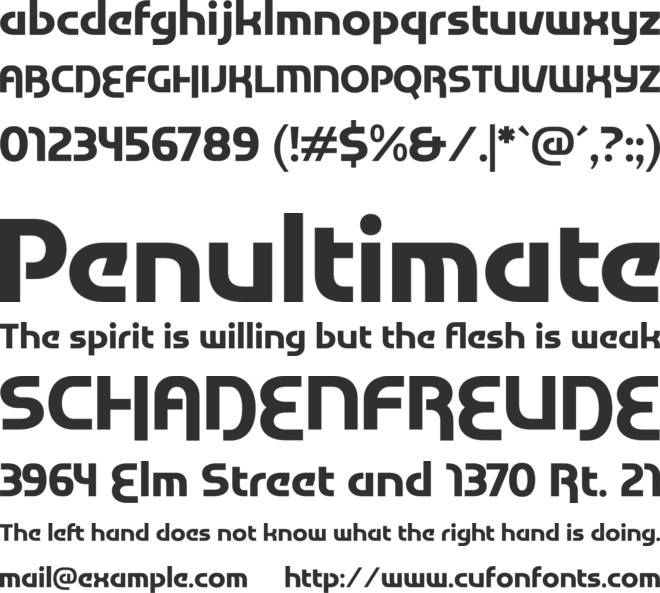 Roobek font preview