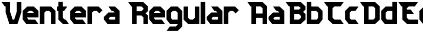 Ventera Regular font