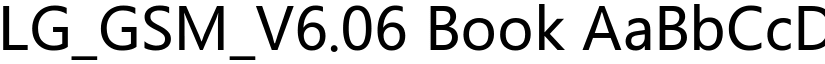 LG_GSM_V6.06 Book font