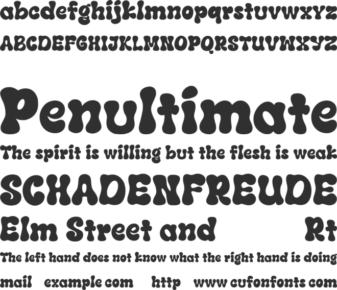 MONSTRA GUTHEN font preview