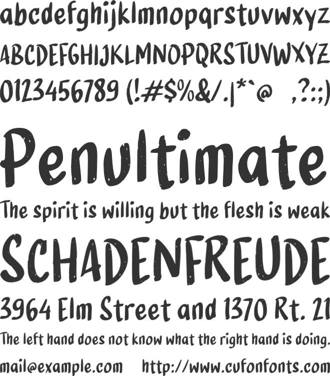 g Gelodok font preview