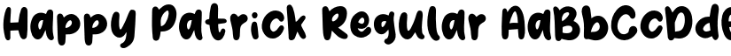 Happy Patrick Regular font
