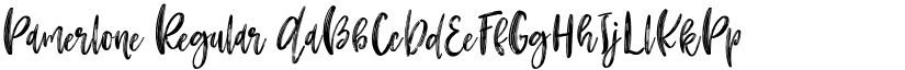Pamerlone Regular font