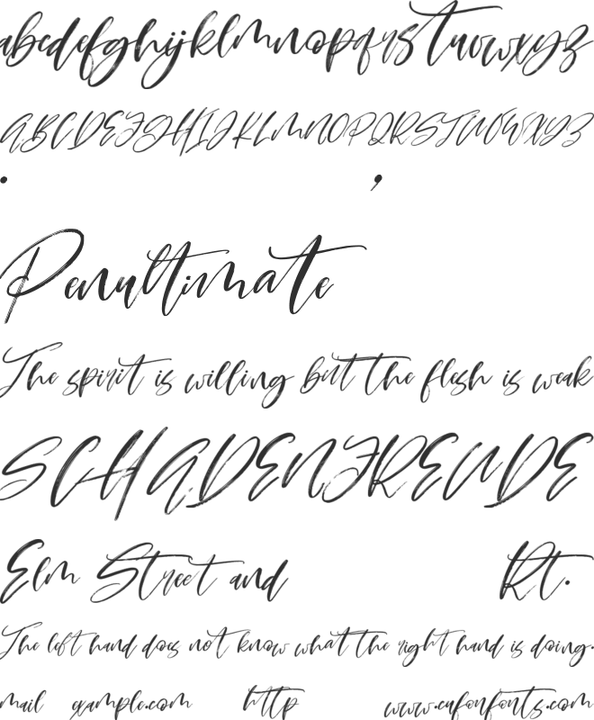 Helmatica font preview