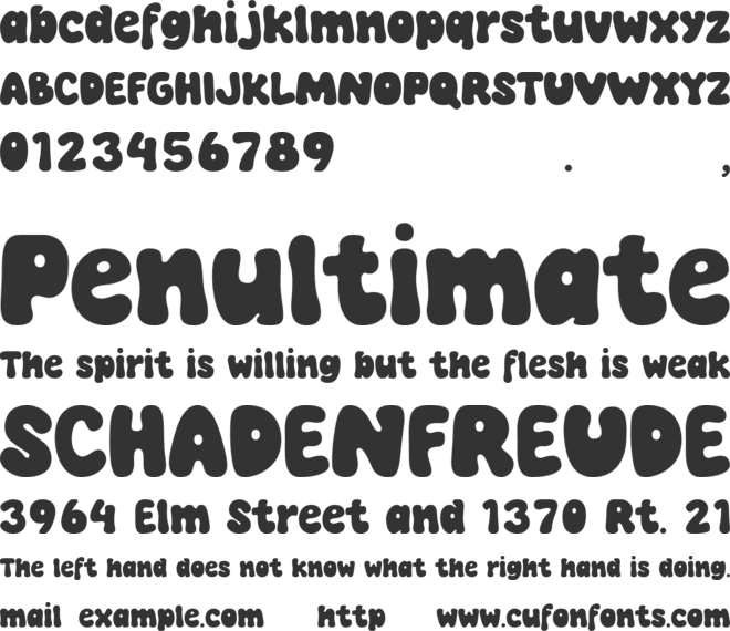 Lucky Coin font preview