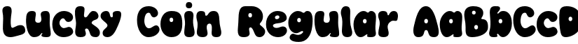 Lucky Coin Regular font