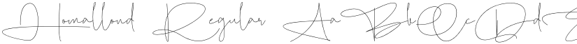 Homallond Regular font