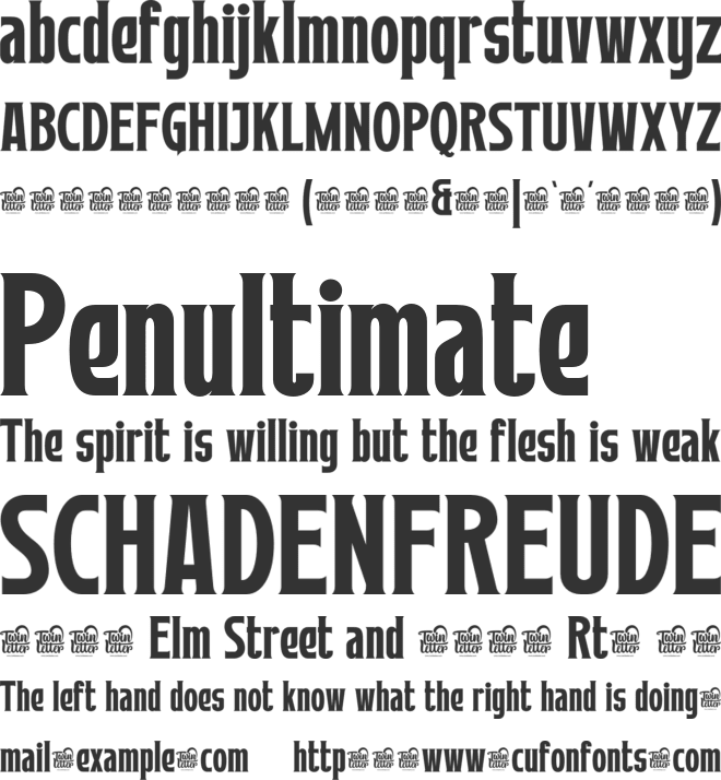 MATHER LAORD trial font preview