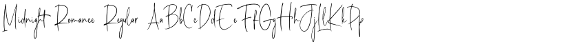 Midnight Romance Regular font