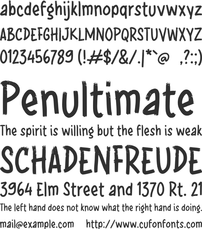 g Gedean font preview