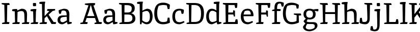 Inika font