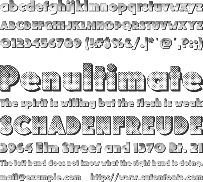 EraMax-Chromaloco font preview