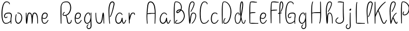 Gome font download