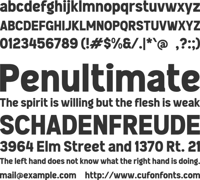 g Guarantee font preview