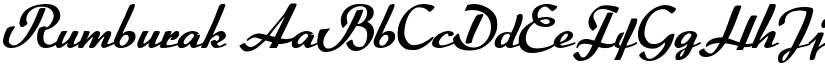 Rumburak font download