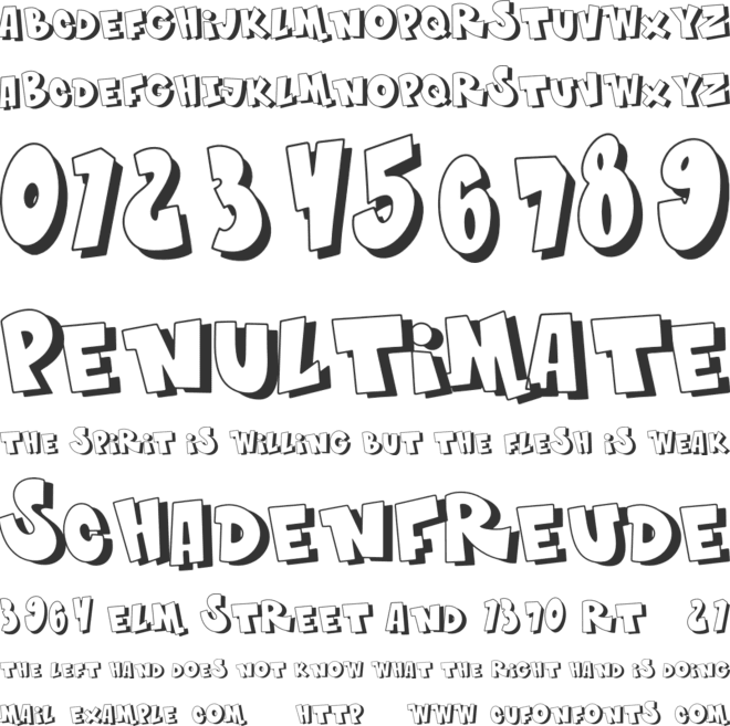 OHARA GINKA font preview