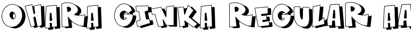 OHARA GINKA Regular font