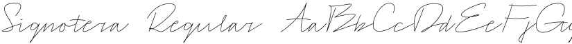Signotera Regular font