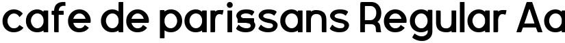 cafe de paris-sans Regular font