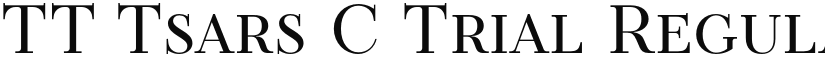 TT Tsars C Trial Regular font