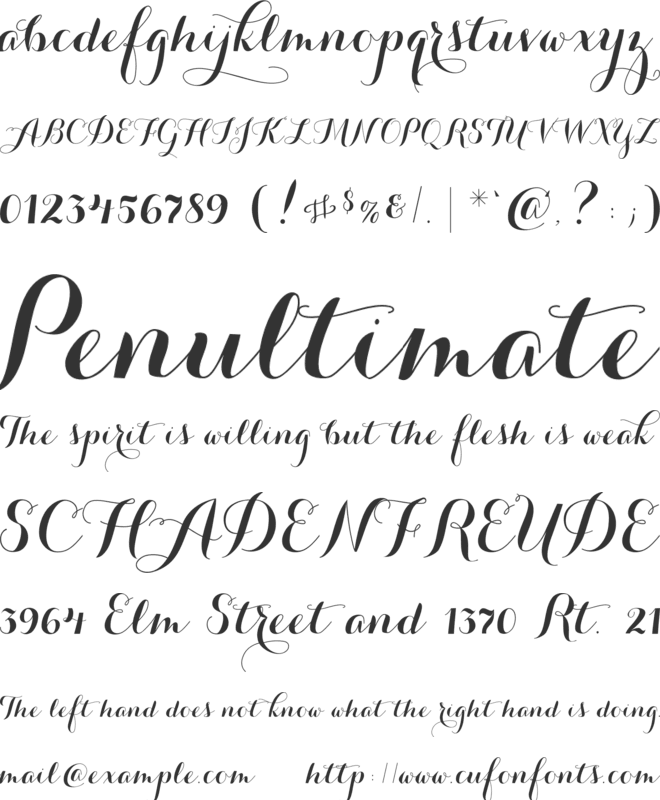 Carolyna Pro Black font preview