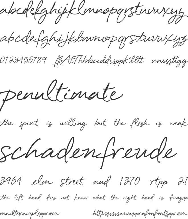 Eye Catching Alts font preview