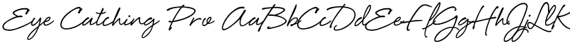 Eye Catching Pro font