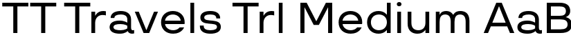 TT Travels Trl Medium font