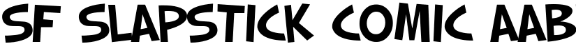 SF Slapstick Comic font