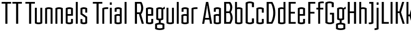 TT Tunnels Trial Regular font