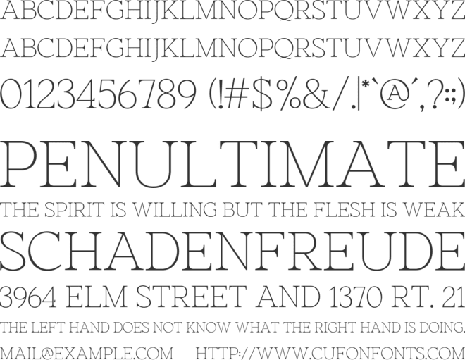 Roletta font preview