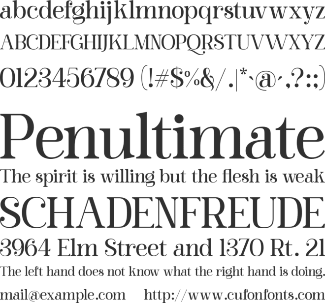 Barfiola FREE FOR PERSONAL USE font preview