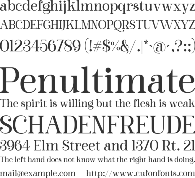 Barfiola FREE FOR PERSONAL USE font preview