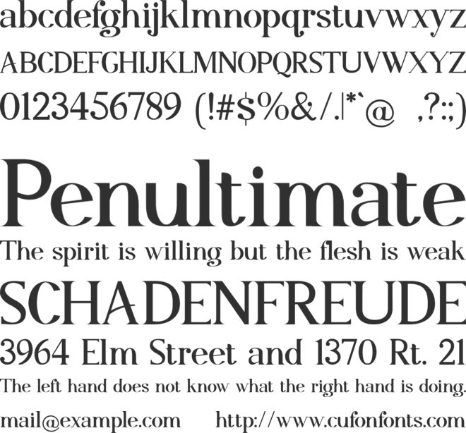 Helgoland font preview