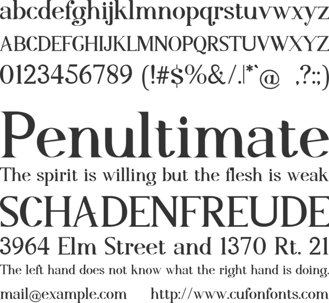 Helgoland font preview