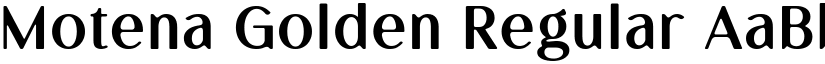 Motena Golden Regular font