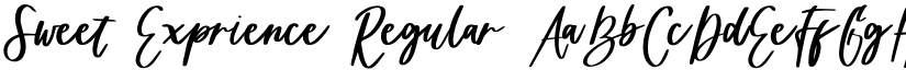 Sweet Exprience Regular font