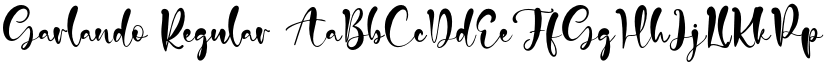 Garlando Regular font