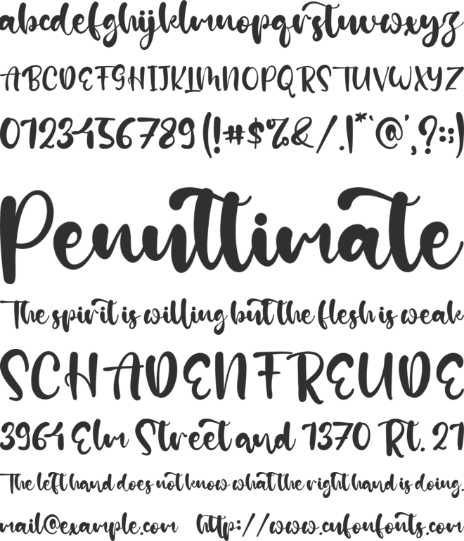 Kelly Colin font preview
