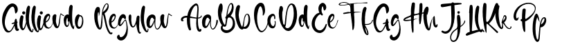 Gillierdo Regular font