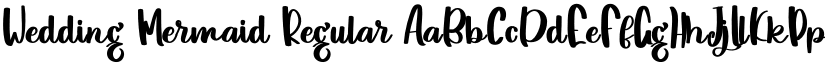 Wedding Mermaid font download