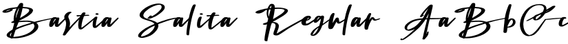 Bastia Salita Regular font