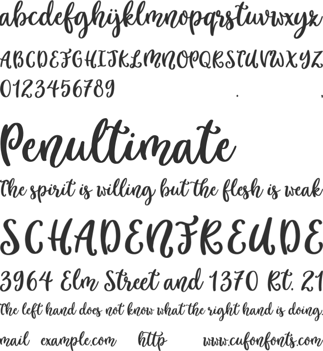 Magetty font preview