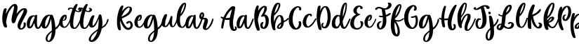 Magetty Regular font